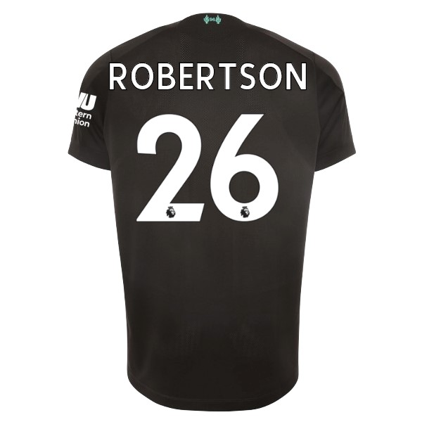 Camiseta Liverpool NO.26 Robertson 3ª 2019/20 Negro